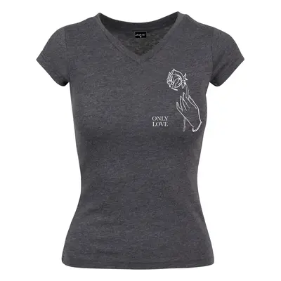 Ladies Only Love Tee Charcoal