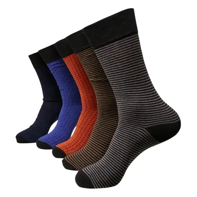 Stripes and Dots 5-Pack multicolor socks