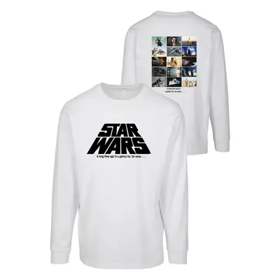 Star Wars Long Sleeve Photo Collage White