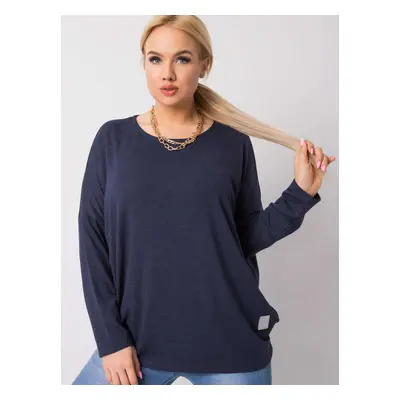 Dark blue blouse