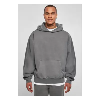 Dark Hooded Shadow Heavy Terry Garment Dye