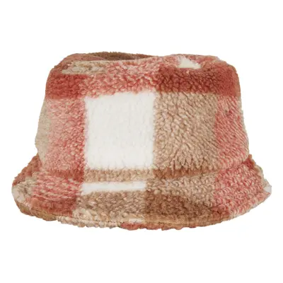 Sherpa Check Bucket Hat whitesand/caramel