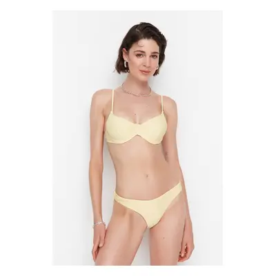 Trendyol Yellow Basic Bikini Bottom