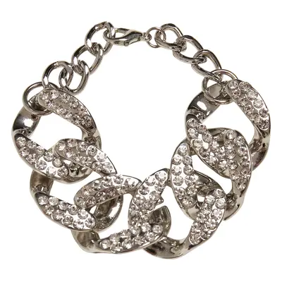 Statement bracelet - silver color