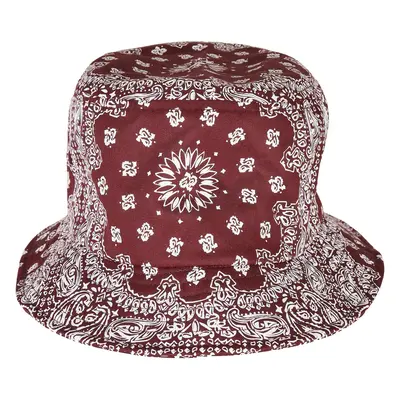 Bandana Print Bucket Hat Orange