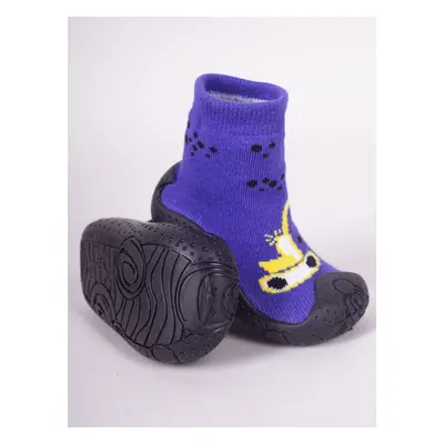 Yoclub Kids's Anti-Skid Socks With Rubber Sole P1