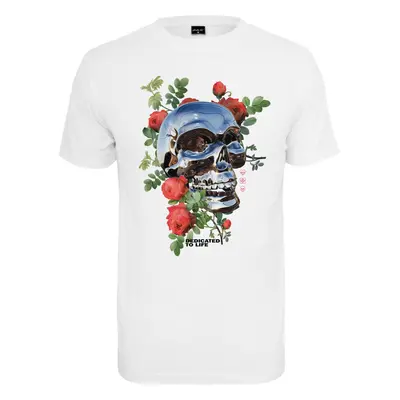 Chrome T-shirt Skull White