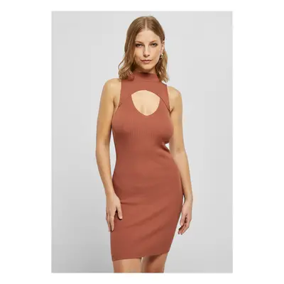 Women's Sleeveless Terracotta Dress