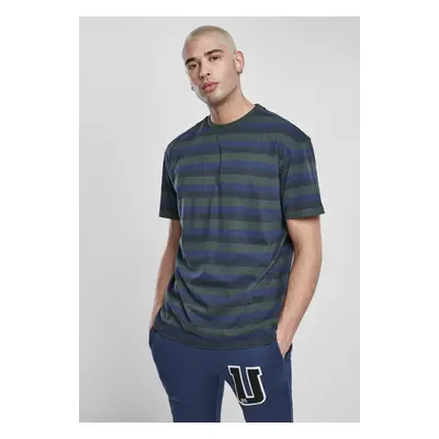 College Stripe Tee bottlegreen/midnightnavy