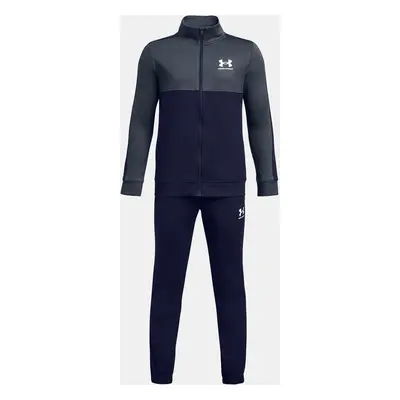 Under Armour UA CB Knit Track Suit-BLU - Boys