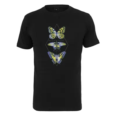 Black T-shirt Butterfly Night