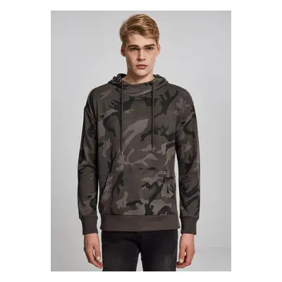 Camo High Neck Hoody Dark Camouflage