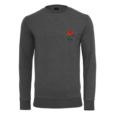 Rose Crewneck Charcoal