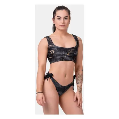 Women's swimsuit Nebbia Miami sports bikini - top volcanic black