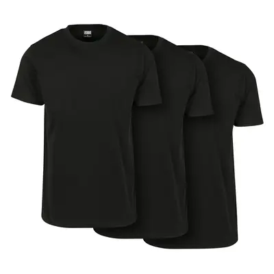 Basic T-shirt of pieces black/black/black