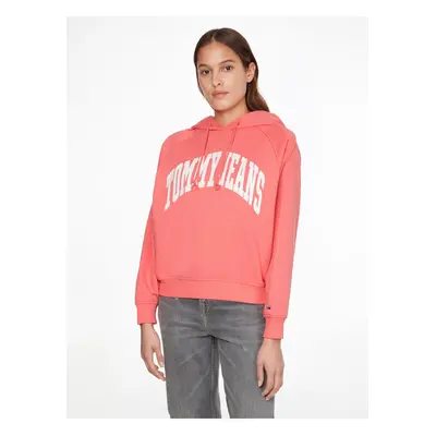 Tommy Hilfiger Jeans Sweatshirt - TJW RLXD COLLEGE HOODIE pink