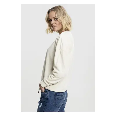 Women's Oversized Velvet Crew Sand