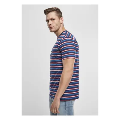 Fast Stripe Pocket T-Shirt Dark Blue/Urban Red