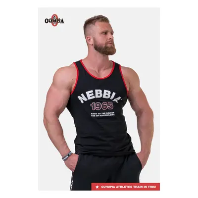 Men's tank top Nebbia Old-school Muscle black