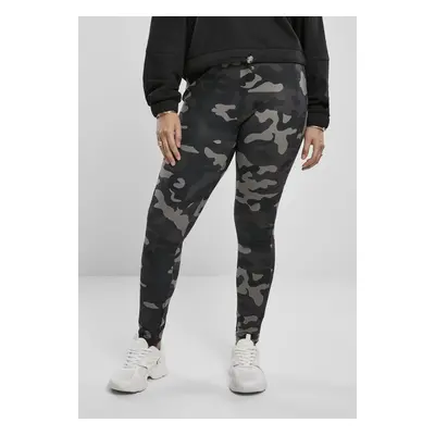 Camo Tech Women's High Waist Leggings Dark Mask