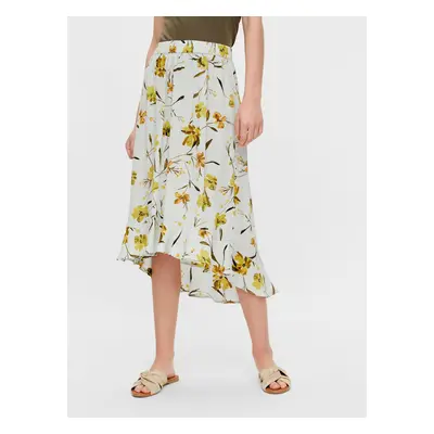 Light Blue Floral Midi Skirt Pieces Lillian - Women