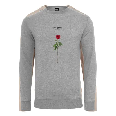 Lost Youth Rose Crewneck Grey