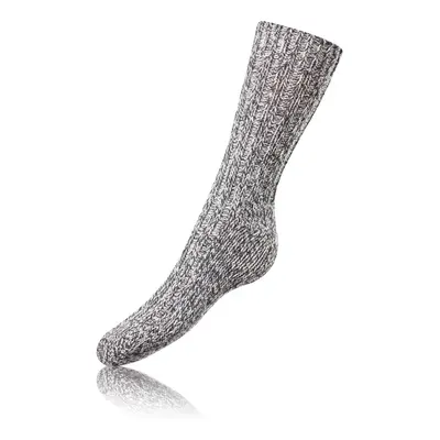 Bellinda NORWEGIAN STYLE SOCKS - Men's winter socks of Norwegian type - gray