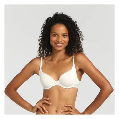 DIM INVISIFREE PADDED BRA - Women's smooth padded bra - cream