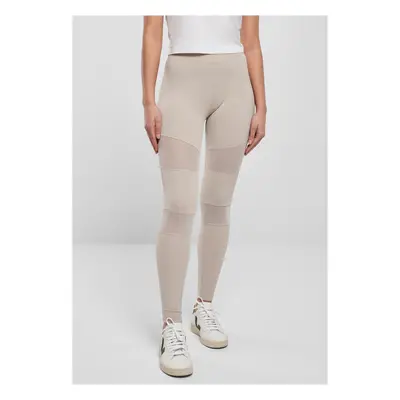 Women's Tech Mesh Leggings in Warm Grey