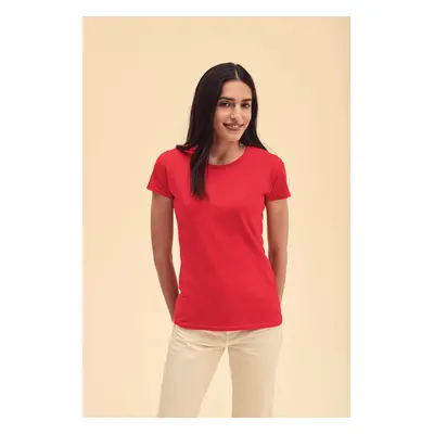 Iconic red Fruit of the Loom Women's T-shirt