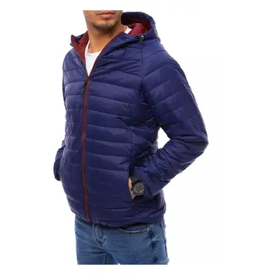 Men's Quilted Transition Jacket dark blue Dstreet