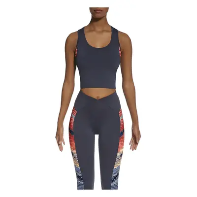 Bas Bleu Crop top TEAMTOP sporty black with functional inserts