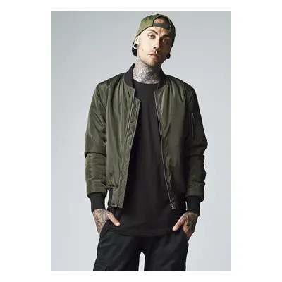 2-Tone Bomber Jacket darkolive/black