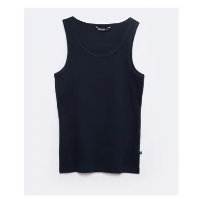 Big Star Woman's Singlet T-shirt Navy Blue