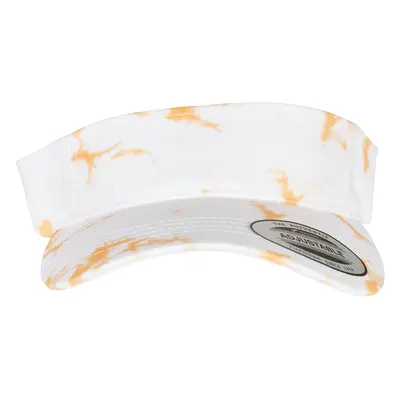 Batik Curved Visor Cap Orange/White