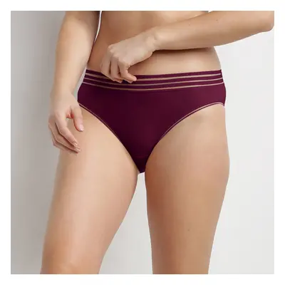 OH MY DIM'S BIKINI - Fashionable panties with raised waist - purple