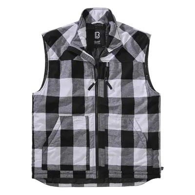 Wooden vest white/black