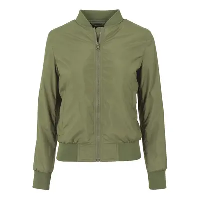 Women's Light Bomber Jacket - Olive