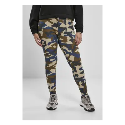 Women's Summer Olive Camo High-Waisted Camo Leggings