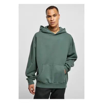 Heavy Terry Garment Dye Hoody bottlegreen