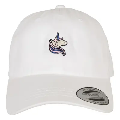 Women's Unicorn Dad cap in white