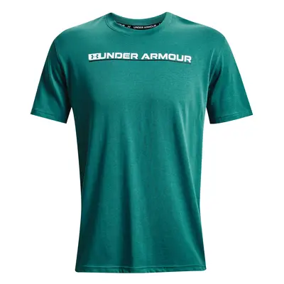 Men's T-shirt Under Armour UA OUTLINE SYMBOL GRID SS-BLU