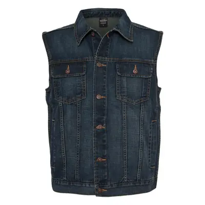 Denim vest denimblue