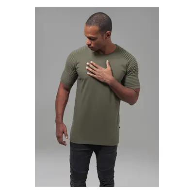 Pleat Raglan Tee Olive