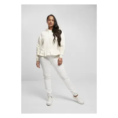 Women's Organic Volants Hoody whitesand