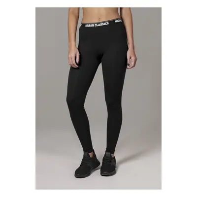 Women's leggings with logo black