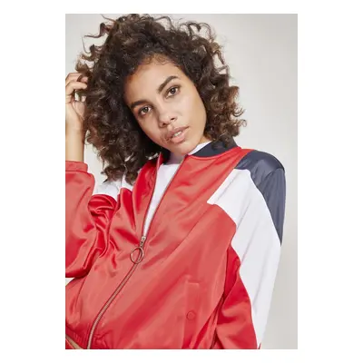 Women's 3-Tone Track Jacket firered/navy/white