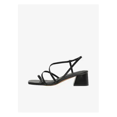 Black women's heeled sandals ONLY Aylin-3 - Women