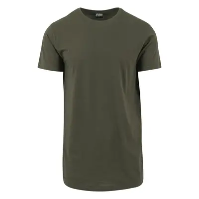 Long T-shirt in the shape of an olive