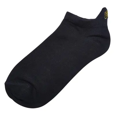 Peace Fancy Edge No Show Socks 3-Pack White/Black